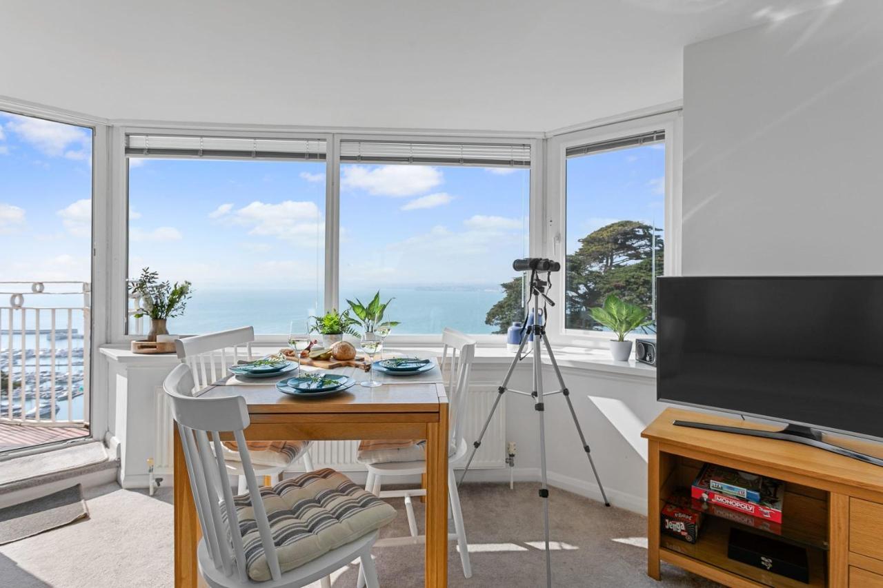 Wellswood Apartment - Sunny Apartment With Stunning Sea Views And Private Balcony Torquay Esterno foto